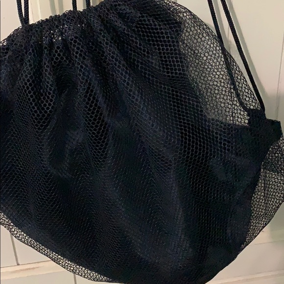 FREE W/ $10+ Purchase: Black Mesh Drawstring Bag - Picture 4 of 4